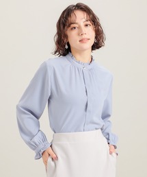 GLACIER lusso（グラシアルッソ）の「スタンドフリルブラウス（シャツ/ブラウス）」