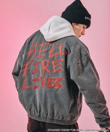 niko and... | 【STRANGER THINGS】コラボデニムブルゾン(ブルゾン)