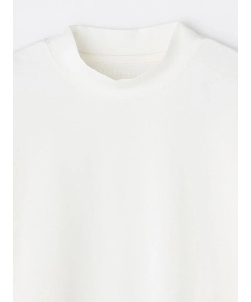 Perfect Suit FActory(パーフェクトスーツファクトリー)の「ストレッチ 綿混モックネック長袖ロンT ホワイト/ブラック/グレー/ブラウン(Tシャツ/カットソー・メンズ・ブラック/ライトグレー/オフホワイト/ブラウン・LL/M/L)」の6枚目の写真