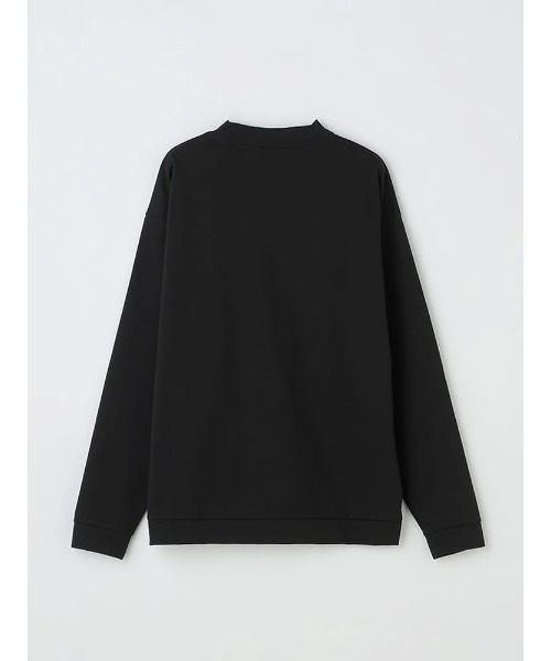 Perfect Suit FActory(パーフェクトスーツファクトリー)の「ストレッチ 綿混モックネック長袖ロンT ホワイト/ブラック/グレー/ブラウン(Tシャツ/カットソー・メンズ・ブラック/ライトグレー/オフホワイト/ブラウン・LL/M/L)」の10枚目の写真