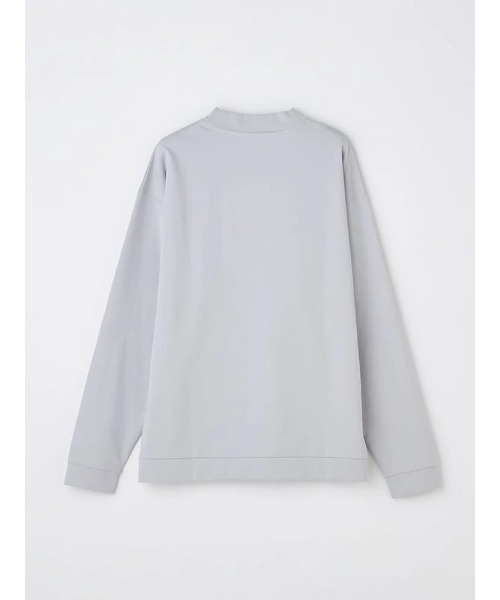 Perfect Suit FActory(パーフェクトスーツファクトリー)の「ストレッチ 綿混モックネック長袖ロンT ホワイト/ブラック/グレー/ブラウン(Tシャツ/カットソー・メンズ・ブラック/ライトグレー/オフホワイト/ブラウン・LL/M/L)」の15枚目の写真