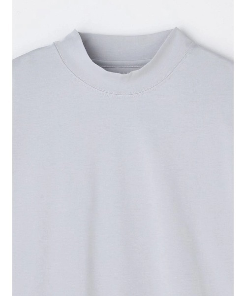 Perfect Suit FActory(パーフェクトスーツファクトリー)の「ストレッチ 綿混モックネック長袖ロンT ホワイト/ブラック/グレー/ブラウン(Tシャツ/カットソー・メンズ・ブラック/ライトグレー/オフホワイト/ブラウン・LL/M/L)」の16枚目の写真