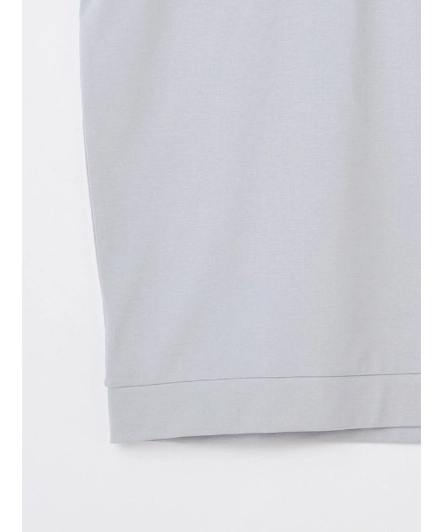 Perfect Suit FActory(パーフェクトスーツファクトリー)の「ストレッチ 綿混モックネック長袖ロンT ホワイト/ブラック/グレー/ブラウン(Tシャツ/カットソー・メンズ・ブラック/ライトグレー/オフホワイト/ブラウン・LL/M/L)」の18枚目の写真