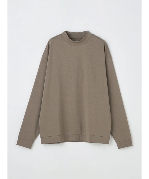 Perfect Suit FActory(パーフェクトスーツファクトリー)の「ストレッチ 綿混モックネック長袖ロンT ホワイト/ブラック/グレー/ブラウン(Tシャツ/カットソー・メンズ・ブラック/ライトグレー/オフホワイト/ブラウン・LL/M/L)」の19枚目の写真