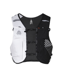 AONIJIE（オウニーツィエ）の「エリート V1610 ブラックホワイト (10L) トレイルランニングベスト（スポーツグッズ）」