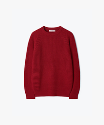 Essential Crop Reglan Knit  RED