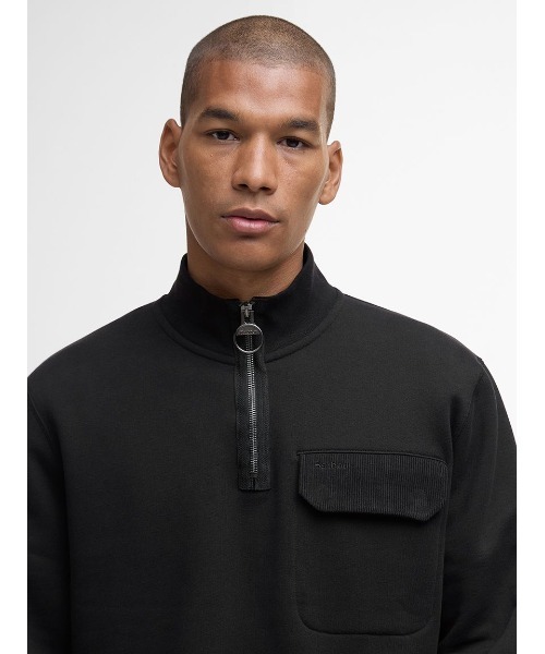 Barbour(バブアー)の「Lowgill ハーフジップトップス(テーラードジャケット・メンズ・ブラック/ブラウン・SMALL/MEDIUM/LARGE)」の10枚目の写真