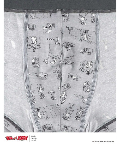 une nana cool（ウンナナクール）の「トムとジェリー × une nana cool メンズボクサーパンツ（ボクサーパンツ・メンズ・アクア/グレー/アイボリー・L/M）」の6枚目の写真