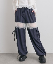 レースフリルカーゴデニム（その他パンツ）｜FickleBebe（フィクルベベ