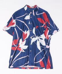 Maunaloa（マウナロア）の「【Maunaloa】Ocean Blue Bird ティアレトアメンズシャツ（シャツ/ブラウス）」