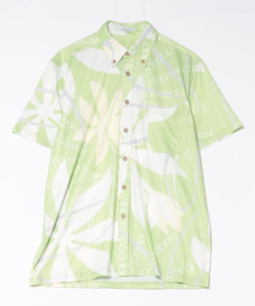 Maunaloa(マウナロア)の「【Maunaloa】Ocean Blue Bird ティアレトアメンズシャツ(シャツ/ブラウス・メンズ・ブラック/モスグリーン/ネイビー・M/L)」の3枚目の写真