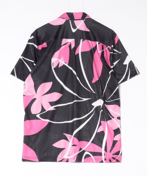 Maunaloa(マウナロア)の「【Maunaloa】Ocean Blue Bird ティアレトアメンズシャツ(シャツ/ブラウス・メンズ・ブラック/モスグリーン/ネイビー・M/L)」の4枚目の写真