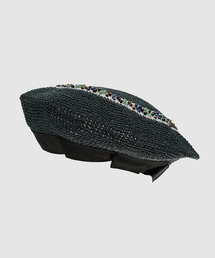 SUGARHILL（シュガーヒル）の「KNITTING BEADS BERET HAT（ハンチング/ベレー帽）」