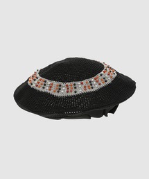SUGARHILL（シュガーヒル）の「KNITTING BEADS BERET HAT（ハンチング/ベレー帽）」