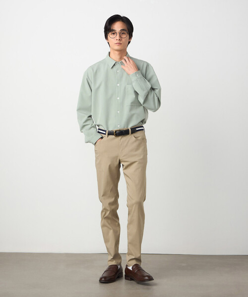 COMME CA ISM（コムサイズム）の「【スマートベーシックパンツ】ハイテンションツイル スキニーパンツ（その他パンツ・メンズ・ホワイト/ベージュ/ネイビー/ブラック・X-SMALL/X-LARGE/LARGE/MEDIUM/SMALL）」の17枚目の写真