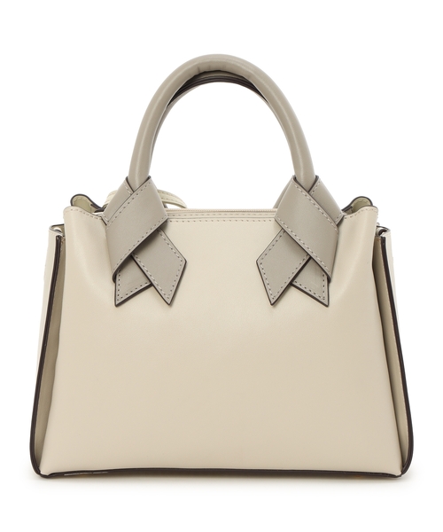 A/C DESIGN BY ALPHA CUBIC(エーシーデザインバイアルファキュービック)の「2WAYショルダーバッグ【ショルダーストラップ取り外し可能・パスケース付】(トートバッグ・レディース・ブラック/ベージュ・フリー)」の9枚目の写真