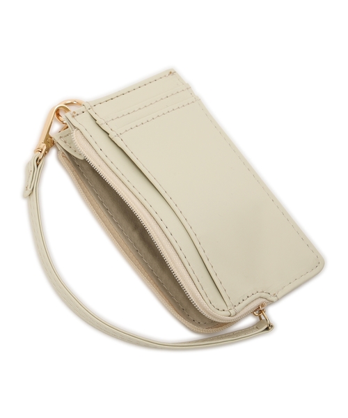 A/C DESIGN BY ALPHA CUBIC(エーシーデザインバイアルファキュービック)の「2WAYショルダーバッグ【ショルダーストラップ取り外し可能・パスケース付】(トートバッグ・レディース・ブラック/ベージュ・フリー)」の13枚目の写真