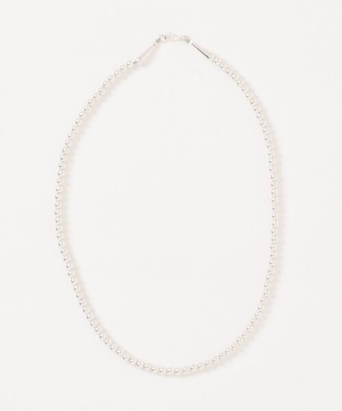 Harpo(アルポ)の「【Harpo/アルポ】ナバホパール シルバー ネックレス ビーズ 5㎜/全長50㎝(ネックレス・レディース・シルバー・FREE)」の6枚目の写真