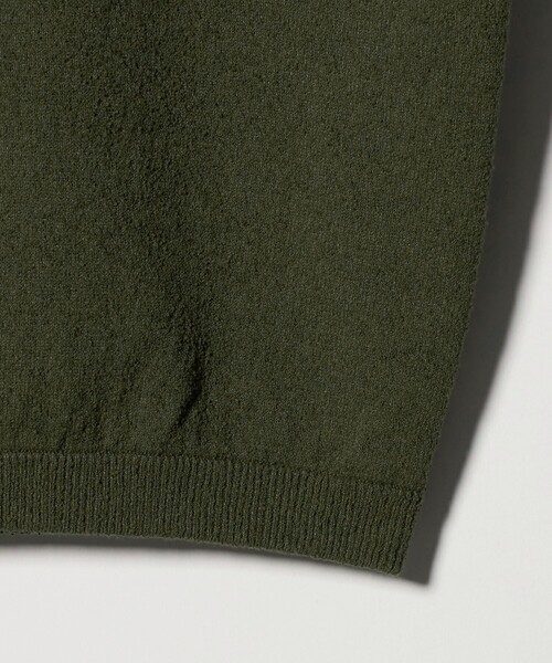 BEAUTY&YOUTH UNITED ARROWS（ビューティーアンドユースユナイテッドアローズ）の「クリンプ コットン ポロスキッパー ニット（ニット/セーター・メンズ・オリーブ/ブラック/ナチュラル・XL/S/M/L）」の22枚目の写真