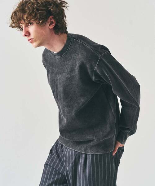 417 EDIFICE（フォーワンセブンエディフィス）の「フェイドカラー ニットクルー（ニット/セーター・メンズ・グレー/ブルー系その他/ピンク/ブラック系その他・LARGE/MEDIUM）」の14枚目の写真