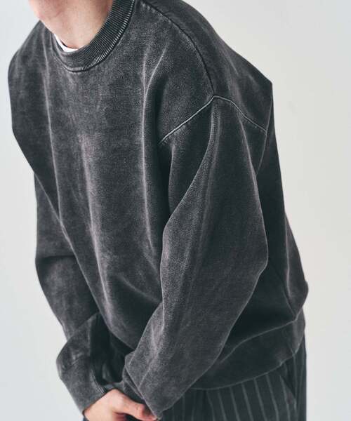 417 EDIFICE（フォーワンセブンエディフィス）の「フェイドカラー ニットクルー（ニット/セーター・メンズ・グレー/ブルー系その他/ピンク/ブラック系その他・LARGE/MEDIUM）」の19枚目の写真