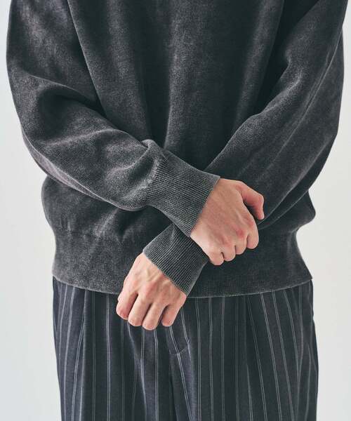 417 EDIFICE（フォーワンセブンエディフィス）の「フェイドカラー ニットクルー（ニット/セーター・メンズ・グレー/ブルー系その他/ピンク/ブラック系その他・LARGE/MEDIUM）」の20枚目の写真