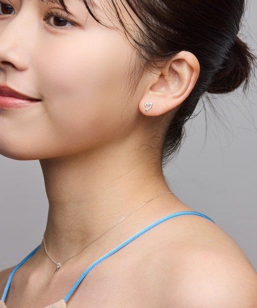 norme(ノーム)の「【SILVER925】ノーム オープン ハート ミニ ピアス / norme open heart mini pierce(ピアス(両耳用)・レディース・シルバー・FREE)」の13枚目の写真
