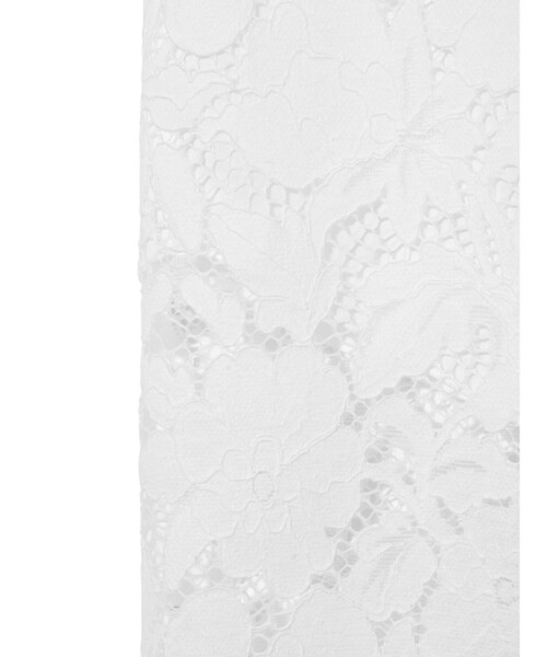 MIDIUMISOLID（ミディウミソリッド）の「MIDIUMISOLID for Ladies レースコンビシャツワンピース（ワンピース・レディース・ライトブルー/オフホワイト/ブラック・FREE）」の6枚目の写真