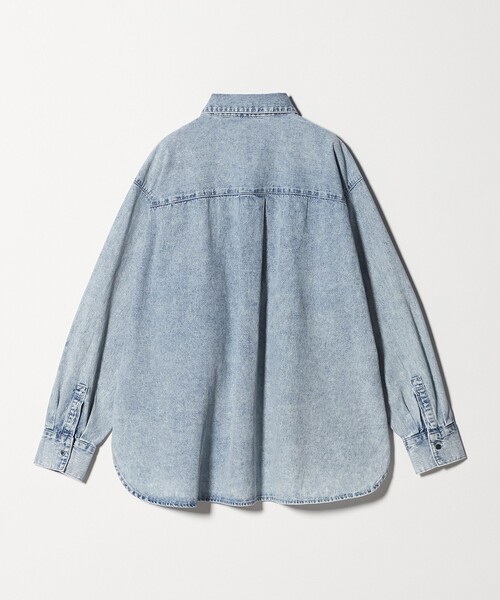 CITEN（シテン）の「＜CITEN＞ビッグポケットデニムシャツ（シャツ/ブラウス・レディース・ブラック/ライトブルー・FREE）」の12枚目の写真