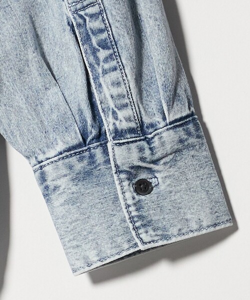 CITEN（シテン）の「＜CITEN＞ビッグポケットデニムシャツ（シャツ/ブラウス・レディース・ブラック/ライトブルー・FREE）」の17枚目の写真