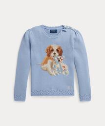 POLO RALPH LAUREN CHILDRENSWEAR（ポロ ラルフ ローレン チルドレンズウェア）の「ドッグ クルーネック セーター（ニット/セーター）」