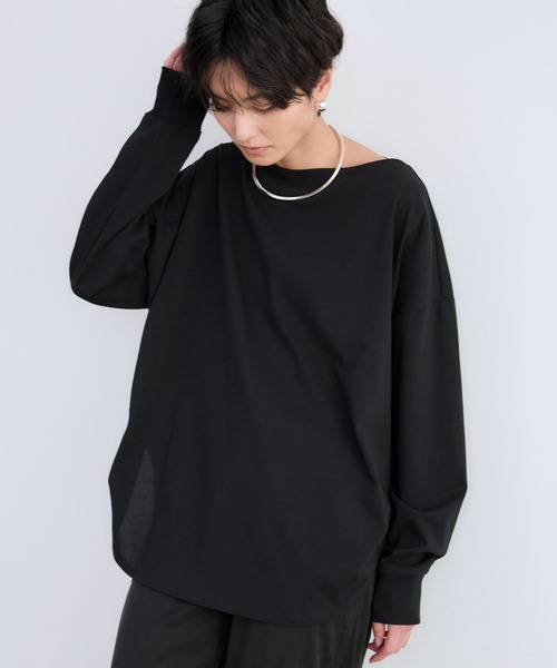 BARNYARDSTORM（バンヤードストーム）の「BARNYARDSTORM / サイドタックプルオーバー / マシンウォッシャブル（Tシャツ/カットソー・レディース・ホワイト/ブラック・FREE）」の19枚目の写真