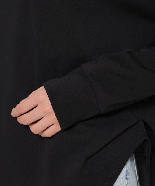 BARNYARDSTORM（バンヤードストーム）の「BARNYARDSTORM / サイドタックプルオーバー / マシンウォッシャブル（Tシャツ/カットソー・レディース・ホワイト/ブラック・FREE）」の8枚目の写真