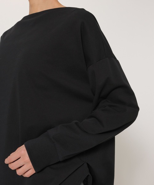 BARNYARDSTORM（バンヤードストーム）の「BARNYARDSTORM / サイドタックプルオーバー / マシンウォッシャブル（Tシャツ/カットソー・レディース・ホワイト/ブラック・FREE）」の7枚目の写真