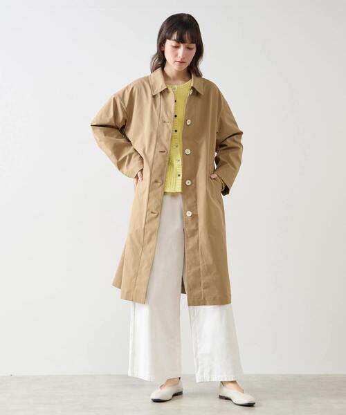 LOGEMENT DE CLAIRE(ロジュモンドクレール)の「ステンカラーコート(ステンカラーコート・レディース・グレイッシュベージュ/ブラウン/ベージュ・FREE)」の19枚目の写真