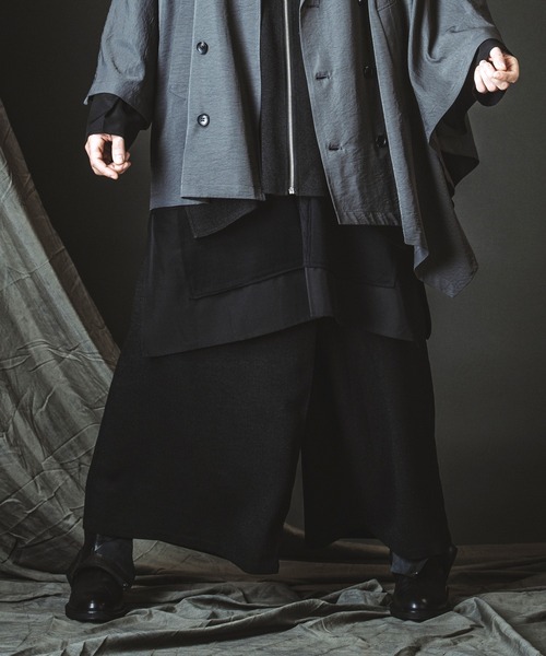 NO ID.(ノーアイディ)の「【NO ID.】Wide Wrap Trousers / ワイド ラップ トラウザーズ(その他パンツ・メンズ・ブラック/その他23・1/2)」の5枚目の写真