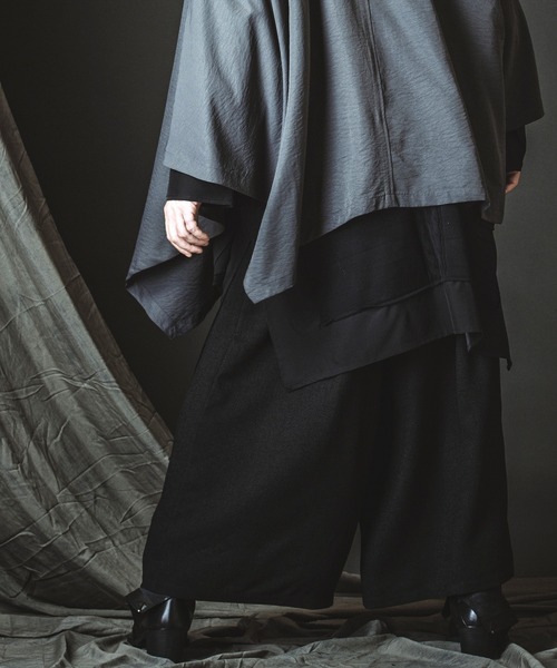 NO ID.(ノーアイディ)の「【NO ID.】Wide Wrap Trousers / ワイド ラップ トラウザーズ(その他パンツ・メンズ・ブラック/その他23・1/2)」の9枚目の写真