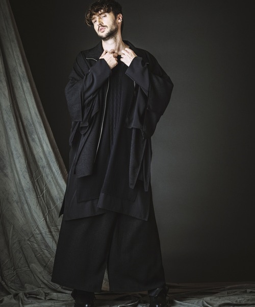 NO ID.(ノーアイディ)の「【NO ID.】Wide Wrap Trousers / ワイド ラップ トラウザーズ(その他パンツ・メンズ・ブラック/その他23・1/2)」の18枚目の写真