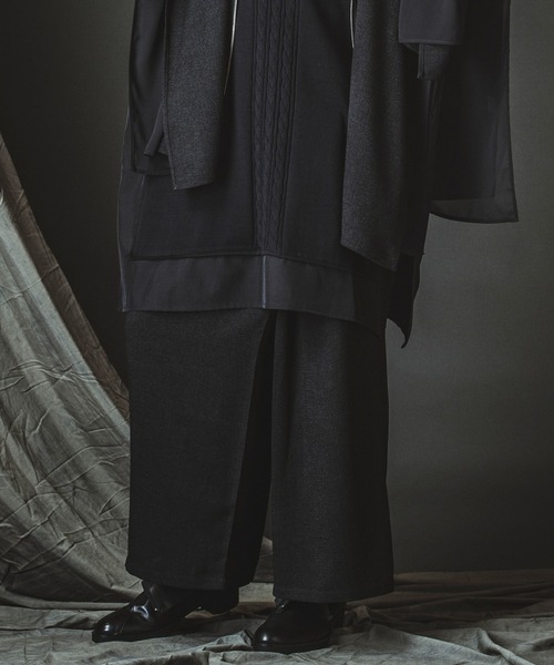 NO ID.(ノーアイディ)の「【NO ID.】Wide Wrap Trousers / ワイド ラップ トラウザーズ(その他パンツ・メンズ・ブラック/その他23・1/2)」の20枚目の写真