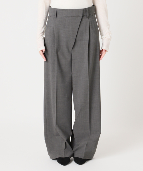 journal standard L'essage（ジャーナルスタンダードレサージュ）の「LANAフロントラップパンツ（スラックス・レディース・ブラウン/グレー・36/38）」の16枚目の写真