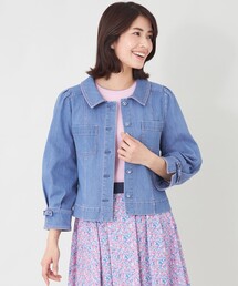 TO BE CHIC（トゥー ビー シック）の「エレガンスデニム ステンカラージャケット（デニムジャケット）」
