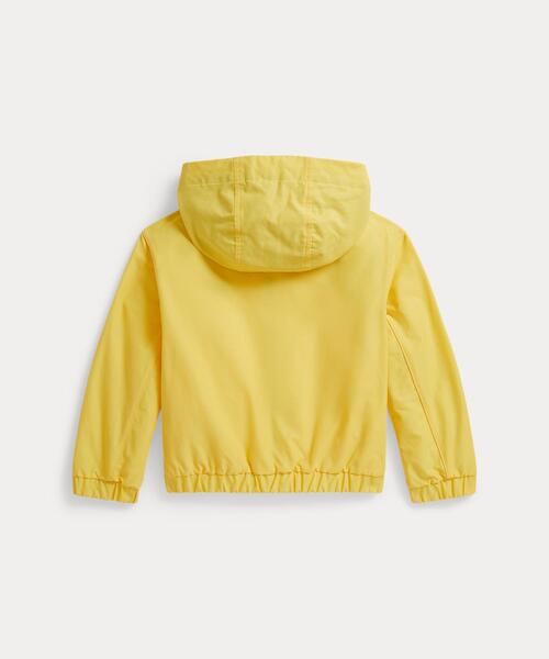 POLO RALPH LAUREN CHILDRENSWEAR(ポロ ラルフ ローレン チルドレンズウェア)の「ファイユ フーデッド ジャケット(ブルゾン・キッズ・イエロー系4・3/4/6/7)」の4枚目の写真