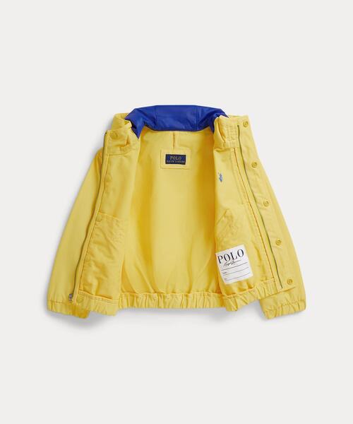 POLO RALPH LAUREN CHILDRENSWEAR(ポロ ラルフ ローレン チルドレンズウェア)の「ファイユ フーデッド ジャケット(ブルゾン・キッズ・イエロー系4・3/4/6/7)」の3枚目の写真