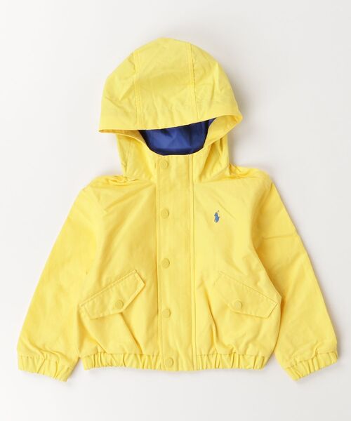 POLO RALPH LAUREN CHILDRENSWEAR(ポロ ラルフ ローレン チルドレンズウェア)の「ファイユ フーデッド ジャケット(ブルゾン・キッズ・イエロー系4・3/4/6/7)」の2枚目の写真