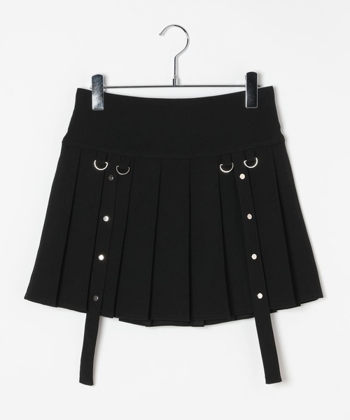 3.3 Field Trip （3.3フィールドトリップ）の「3.3 Field Trip／Dカンストラッププリーツスカート(インパン付き)（スカート・レディース・グレー/ブラック・FREE）」の19枚目の写真