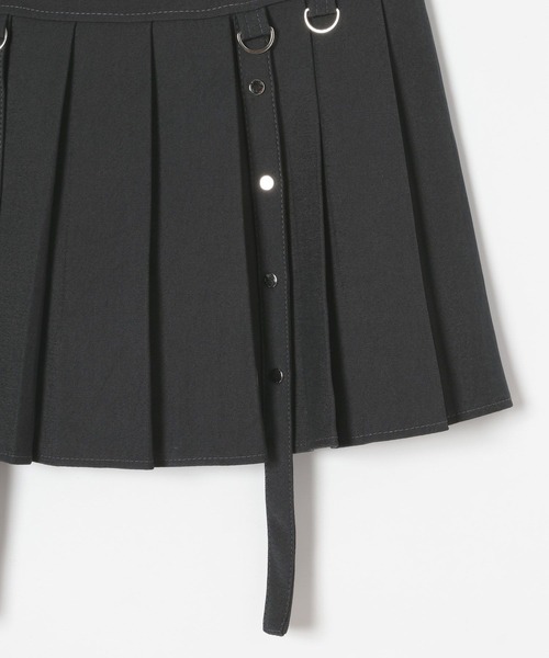 3.3 Field Trip （3.3フィールドトリップ）の「3.3 Field Trip／Dカンストラッププリーツスカート(インパン付き)（スカート・レディース・グレー/ブラック・FREE）」の22枚目の写真