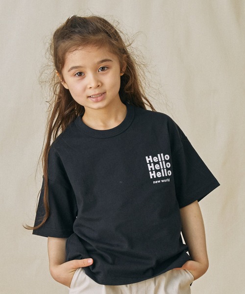 FOV(フォブ)の「フォブ Hello Tシャツ(Tシャツ/カットソー・キッズ・ブラック/サックスブルー/ホワイト・XL/L/M/S)」の13枚目の写真