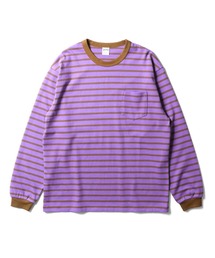 HOUSTON ボーダーロングTシャツ