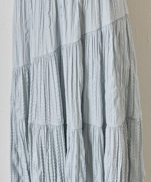 Jena espace merveilleux（ジェナ　エスパスメルヴェイユ）の「【WEB限定】クリンクルギャザースカート（スカート・レディース・ブラック/アイボリー/ピンク/ブルー・FREE）」の11枚目の写真