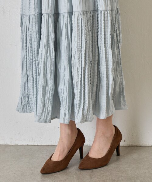 Jena espace merveilleux（ジェナ　エスパスメルヴェイユ）の「【WEB限定】クリンクルギャザースカート（スカート・レディース・ブラック/アイボリー/ピンク/ブルー・FREE）」の12枚目の写真